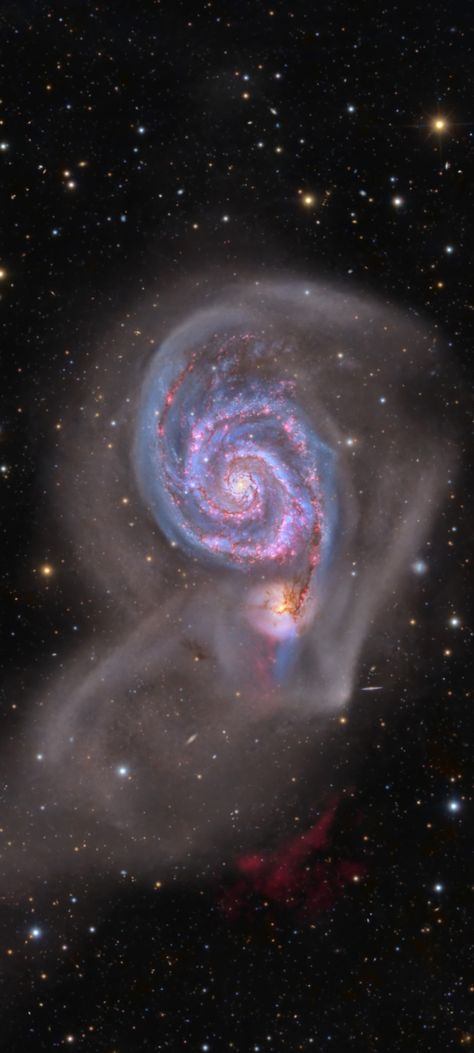 Telescope Pictures, Hubble Space Telescope Pictures, Space Pics, Cosmos Space, Space Phone Wallpaper, Whirlpool Galaxy, Hubble Space, Space Pictures, Hubble Space Telescope