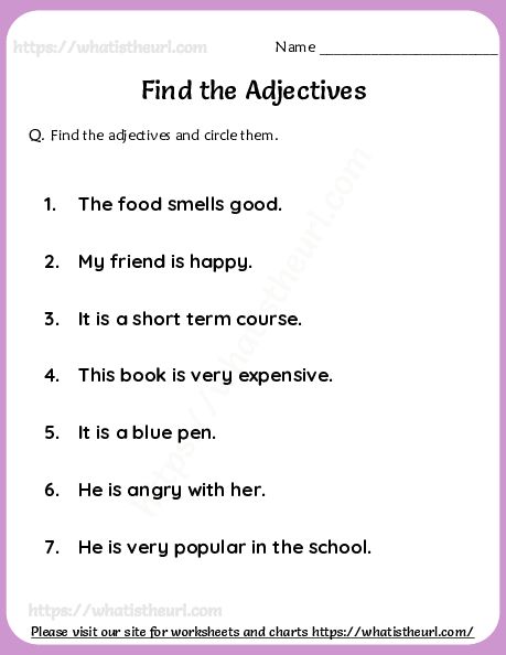 Adjectives Worksheets For Grade 1 - Exercise 2 - Your Home Teacher Adjectives For Kids, Nouns And Verbs Worksheets, Adjectives Grammar, Adjectives Worksheet, Adverbs Worksheet, Conjunctions Worksheet, Worksheets For Grade 1, English Opposite Words, Reading Comprehension For Kids