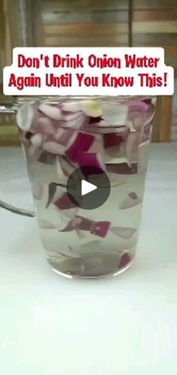 Onion Water, Onion Benefits, Bush Craft, High Blood Sugar, Health Remedies, Healthy Drinks, Onions, Healthy Living, Healthy Lifestyle