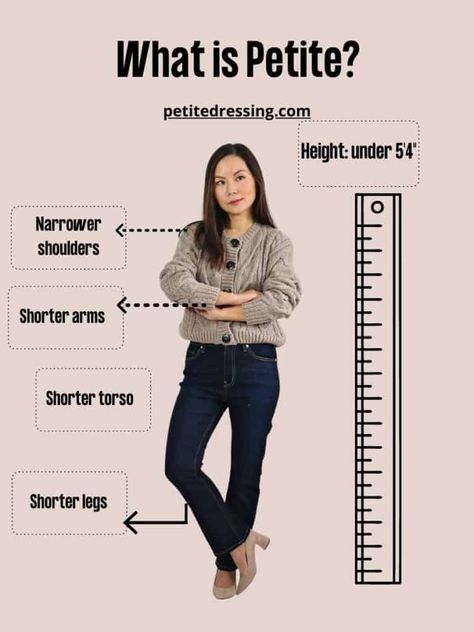 30 Best Ways to Dress if you are Short (Comprehensive guide) Best Dress For Short Women, How To Dress For Short Women, Evening Dresses For Short Women, Dress Length For Short Women, Fashion Tips For Short Women, How To Dress If You Are Short, Classy Outfits For Short Women, Short Models Height, Short Women Fashion Petite