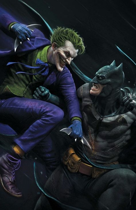 Batman And Joker, Batman Joker Wallpaper, Batman Vs Joker, Joker Comic, Batman Tattoo, Joker Artwork, Batman Pictures, Dc Comics Wallpaper, Joker Batman