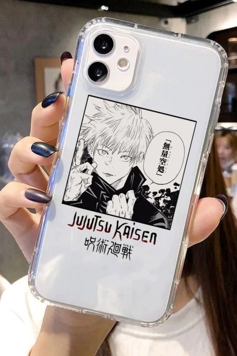 Jujutsu Kaisen Phone Case, Yuji Itadori Sukuna, Kawaii Iphone Case, Phone Case Diy Paint, Creative Iphone Case, Black Pink Background, Iphone Wallpaper Kawaii, Anime Phone, Megumi Fushiguro