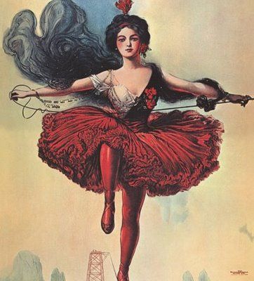 Tightrope Walker                                                                                                                                                     More Cirque Vintage, Circus Illustration, Tightrope Walker, Vintage Circus Posters, Circus Poster, Night Circus, Circus Art, Vintage Apple, The Circus