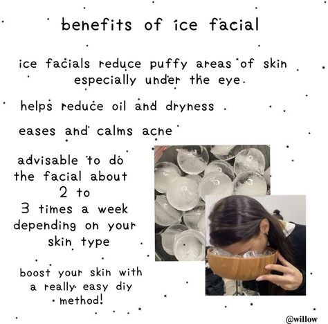 Facial Icing, Ice Facial, Perfect Lifestyle, Skincare Ideas, Face Care Tips, Shaving Tips, Natural Skin Care Remedies, Natural Face Skin Care, Good Skin Tips