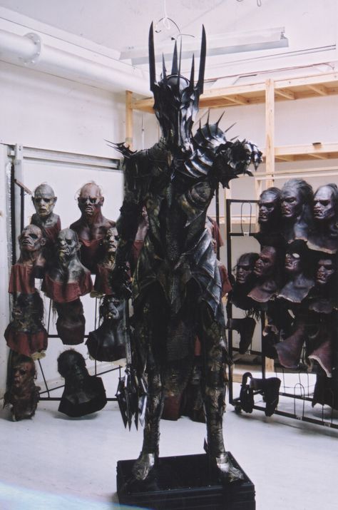 Sauron’s armour worn in The Lord Of the Rings Lord Sauron, Film Props, Weta Workshop, Jrr Tolkien, Fantasy Armor, Dark Lord, Middle Earth, Tolkien, Lord Of The Rings