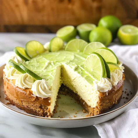 Indulge in a Margarita Cheesecake with a tangy lime flavor and a crunchy graham cracker crust. Perfect for any celebration! Simple Beef Stroganoff, Taco Bake Casserole, Hamburger Steak With Onions, Margarita Cheesecake, Cheeseburger Meatloaf Recipes, Steak With Onions, Hamburger Steaks, Beef Stroganoff Easy, Buffalo Chicken Sandwiches