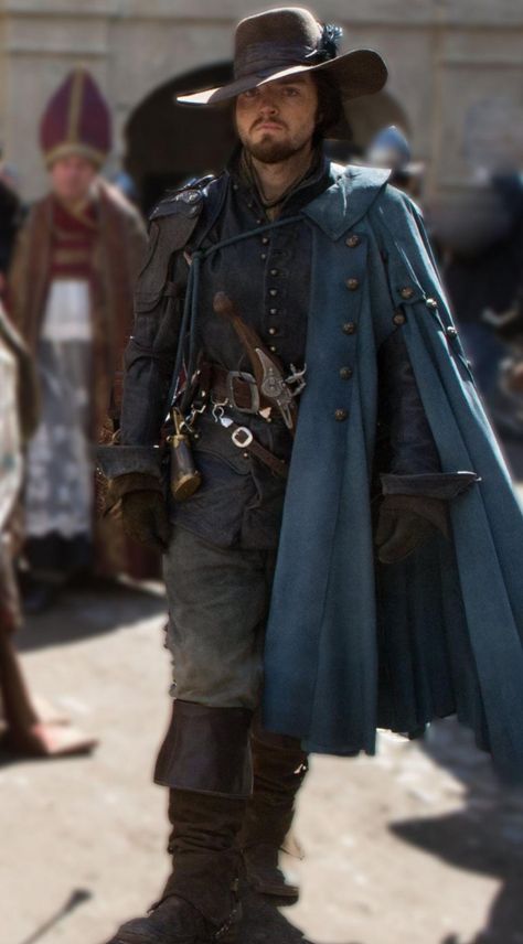 Musketeer Outfit, Fantasy Pirate Outfit Male, Musketeers Costume, Medieval Pirate, Medieval Sailor, Pirate Baldric, 1600s Pirate, Medieval Fantasy Clothing, The Musketeers Tv Series