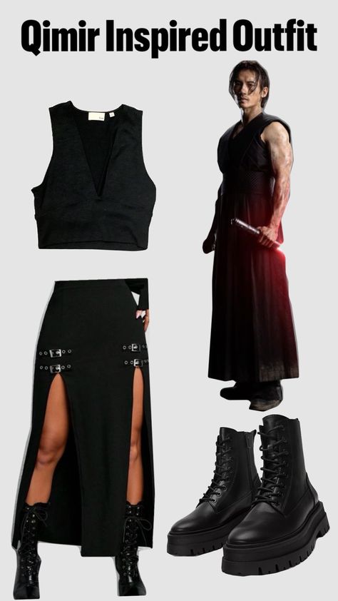 #sith #sithlord #qimir #qimiroutfit #qimiroutfits #starwars #theacolyte #theacolytestarwars #outfits #inspiredoutfits #inspiredoutfit Sith Lord Costume Women, Sith Outfit, Sith Lord Costume, Sith Aesthetic, Sith Costume, Female Sith, Sith Cosplay, Diy Costumes Women, Women Costume