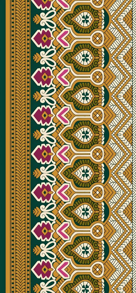 Border Design For Kurti, Digital Lace Border Png, Textile Digital Border Design, Kurti Border Design, Digital Lace Border, Lace Border Png, Indian Textile Design, Baroque Chandelier, Background Pattern Design