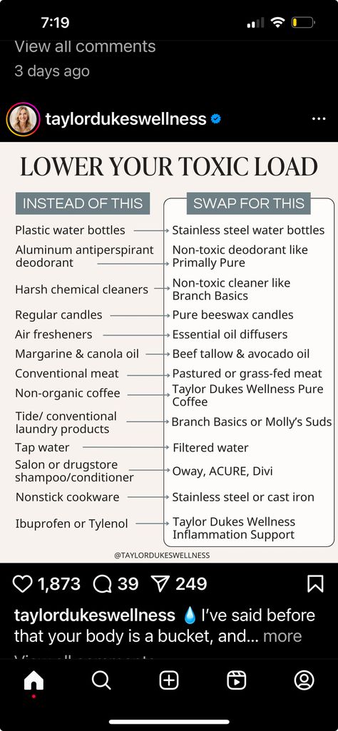 Forever Chemicals, Air Freshener Essential Oils, Branch Basics, Tap Water Filter, Grass Fed Meat, Pure Beeswax Candles, Beef Tallow, Aluminum Water Bottles, Laundry Products