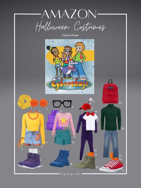 Nostalgic Costumes I wanna see this year!!!! #amazon #amazonshopping #pbs #halloween #costumes #iconic #nostalgia #2000s #shows #cyberchase #inspo #keysorfinds Childhood Shows Costumes, Nostalgic Costumes, Halloween Costumes Iconic, 2000s Shows, Halloween Makeup Costumes, Nostalgia 2000s, Childhood Shows, Amazon Shopping, Halloween Makeup