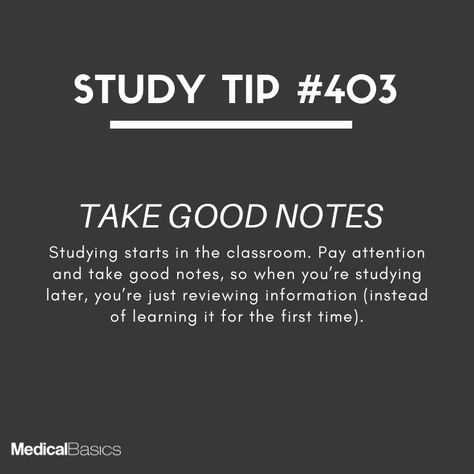 Take good notes. #studytip #study #medicine #medschool #nurses #nursingschool #medstudent #medstudentlife #college Effective Note Taking Tips, Business Studies Notes, Notes Hacks, Revision Help, Notes College, Study Medicine, Freshman Tips, Note Taking Tips, Exam Study Tips