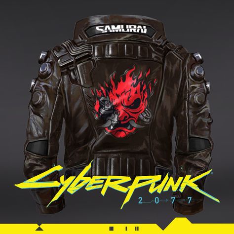 Cyberpunk 2077 Aesthetic Outfit, Samurai Logo, Artstation Explore, Cyberpunk Jacket, Persona 2, Cyborgs Art, Cyberpunk Edgerunners, Sf Art, Cyberpunk Aesthetic