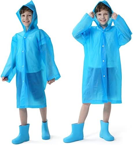 Don't get Soggy! Keep kids dry at Disney with these awesome reusable and durable ponchos! Best purchase for our Mouse House and More adventure! Raincoats For Kids, Trekking Outfit, Raincoat With Hood, Poncho Raincoat, Transparent Raincoat, Waterproof Poncho, Rain Coats, Blue Raincoat, Kids Poncho