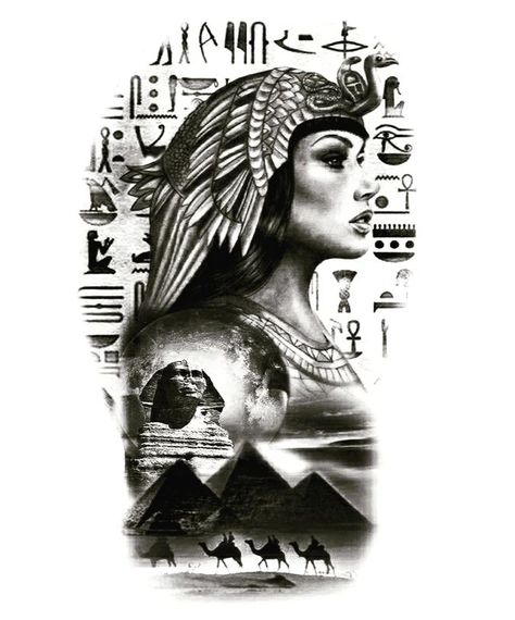 @colosseum_tattooideas shared a photo on Instagram: “🎯@colosseum_tattooideas #egypt #tattoodesings #tattooidea #tattoostencil #stencilstuff #tattooink #tattooinspiration #tattooing…” • May 26, 2022 at 12:06am UTC King Tut Tattoo Design, Goddesses Tattoo, Egypt Tattoo Design Ideas, Egyptian Tattoo Designs, Egyptian Goddess Tattoo, Egyptian Queen Tattoos, Cleopatra Tattoo, Pharaoh Tattoo, Mythology Goddesses