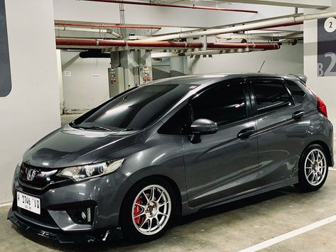 #honda #hondajazz #modification Honda Jazz Rs, Jazz Gk5, Honda Fit Jazz, Honda Jazz, Honda Fit, Fit Ideas, Jdm Cars, Jdm, Motor Car