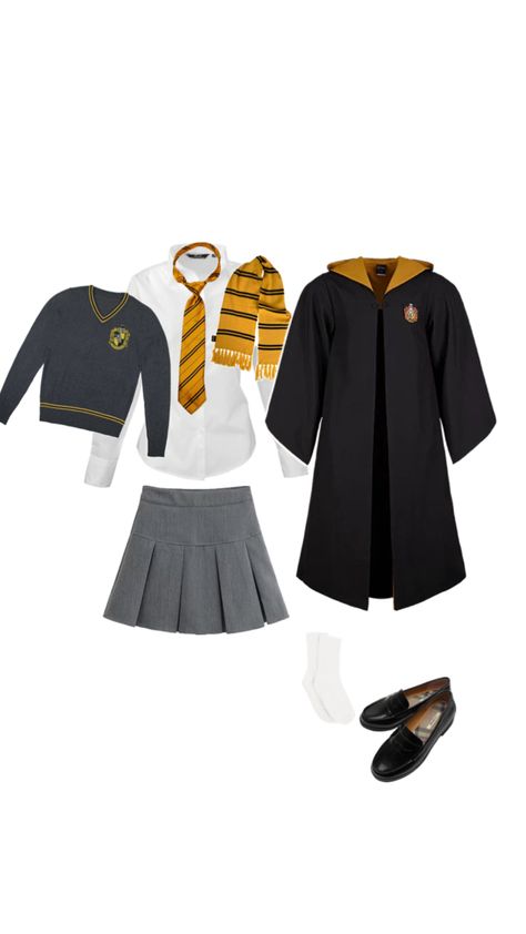 Quidditch Uniform Hufflepuff, Hufflepuff Costume, Hufflepuff Uniform, Quidditch Uniform, Hufflepuff Outfit, Universal Studios Outfit, Hogwarts Uniform, Harry Potter Quidditch, Hufflepuff House