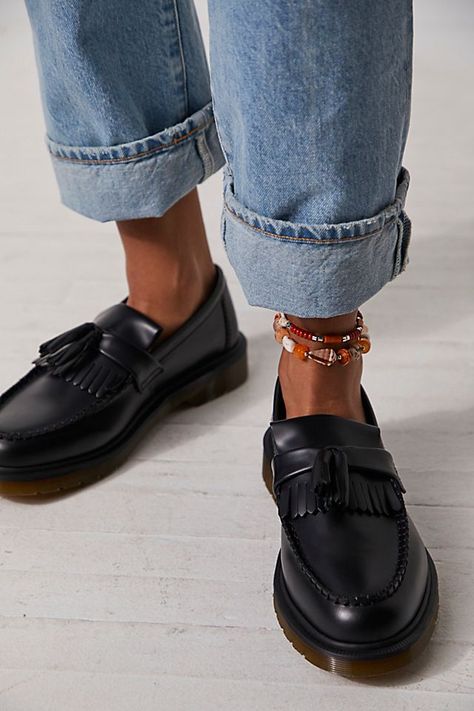 Dr. Martens Adrian Loafers Dr Martens Loafers Outfit, Dr Martens Adrian Loafers, Loafer Outfits Women, Loafers Women Outfit, Adrian Loafers, Loafers Outfit Women, Chunky Loafers Outfit, Doc Martens Loafers, Dr Martens Loafers