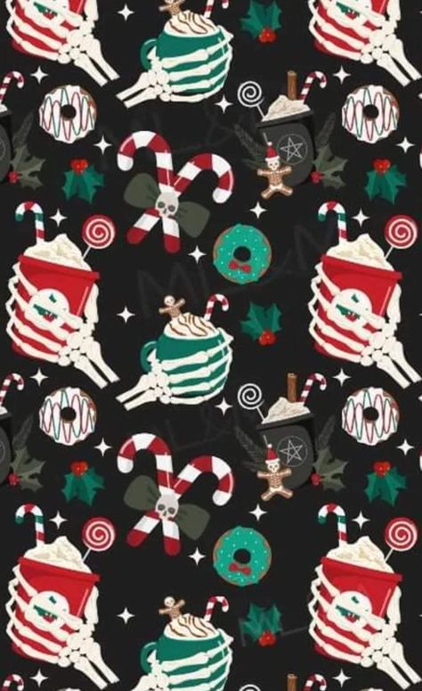 Gothic Christmas Wallpaper Iphone, Emo Christmas Wallpaper, Witchy Christmas Wallpaper, Black Christmas Wallpaper Iphone, Spooky Christmas Aesthetic, Happy Birthday Gothic, Christmas Cat Wallpaper, Xmas Background, Witchy Christmas