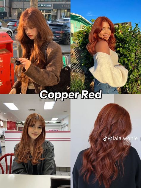 Cooper Ginger Hair, Ginger Hair Asian, Hair Asian, Cool Hair Designs, Hair Color Asian, Korean Hair Color, Hairstyles For Layered Hair, Blonde Hair Inspiration, Pretty Hair Color