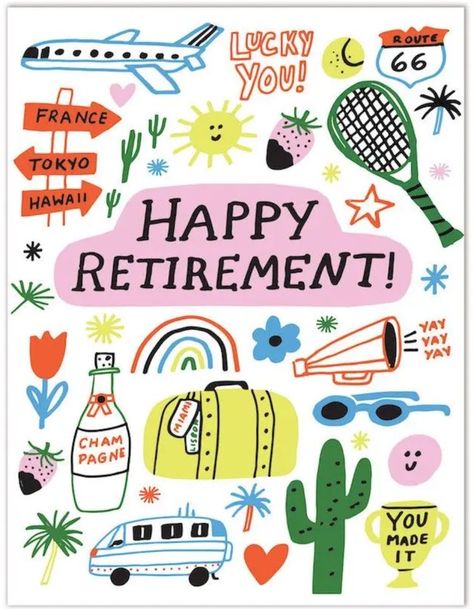 Diy Retirement Cards, Retirement Cards Handmade, Happy Retirement Cards, Retirement Cards, Happy Retirement, E Card, Best Candles, Retirement Gifts, Cool Cards