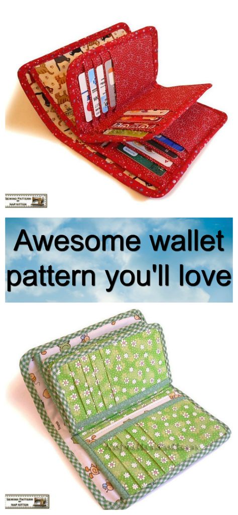 Womens Wallet Sewing Pattern, Wallet Sewing Patterns, Making Wallets, Diy Wallet Pattern, Wallet Pattern Free, Felt Wallet, Wallet Sewing Pattern, Sew Wallet, Fun Wallets