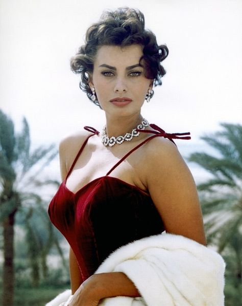 Sophia Loren’s unapologetically sensual style continues to remind women to take ownership of their curves—and their careers. The Italian actress's long-lasting career (and her array of roles) can be attributed to her tenacity and bold approach to life and style. Sofia Loren, Italian Actress, Monica Bellucci, Sophia Loren, Irina Shayk, Hollywood Glam, Natalie Portman, Old Hollywood Glamour, Beauty Icons