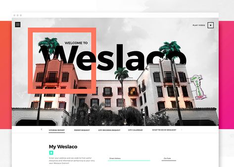 A website for a city municipality Colorful Website Design, Minimal Website Design, Colorful Website, Fun Website Design, Website Designs, Pop Out, Website Design Inspiration, Web Design Inspiration, Branding Inspiration