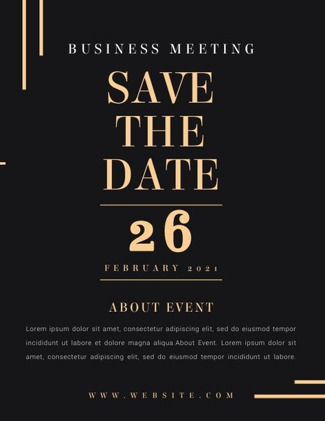 Create the perfect design by customizing easy to use templates in MINUTES! Easily convert your image designs into videos or vice versa! Browse through effective promotional flyers, posters, social media graphics and videos. Download web quality graphics for free! Prices start at $2.99 ONLY. Invitation Card Design Online, Corporate Save The Date Design, Corporate Save The Date, Save The Date Event Design, Save The Date Corporate Event, Save The Date Business Event, Invitation Card Design Event, Invitation Letter Design, Save The Date Event