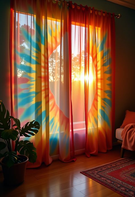 Boho Bedroom Curtains ideas Boho Living Room Curtains Ideas Long, Bohemian Curtains Diy, Boho Curtain Ideas, Unique Apartment, Pom Pom Curtains, Bedroom Ideas Bohemian, Bedroom Curtain Ideas, Blackout Curtains Bedroom, Boho Bedroom Design