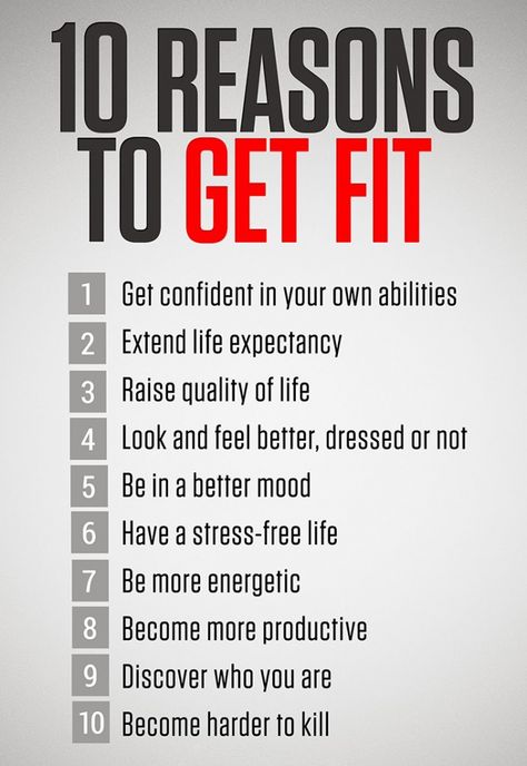 10 Reasons to #Getfit #fitness #gym #health #workouy Getting Fit Quotes, Motivation Fitness, Bodybuilding Workouts, Healthy Fitness, 10 Reasons, Fitness Nutrition, Fitness Beauty, Fitness Quotes, Get In Shape