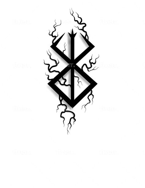 I will draw your perfect tattoo design Beserk Symbols Tattoo, Berserk Symbol Tattoo, Dark Souls Tattoo Ideas, Loki Tattoos, Forearm Tattoo Stencils For Men, Immortal Tattoo, Curse Mark Tattoo, Berserker Tattoo, Loki Tattoo