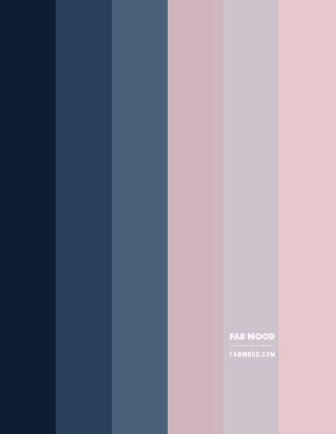 Navy Blue Grey Pink Bedroom, Pink Blue Gray Color Palette, Navy Blue Gray And Blush Pink Bedroom, Navy Lavender Gray Bedroom, Grey Navy Pink Bedroom, Navy Blue And Pink Palette, Dusky Pink And Blue Bedroom, Mauve Blush Navy Blue Wedding, Mauve And Blue Living Room