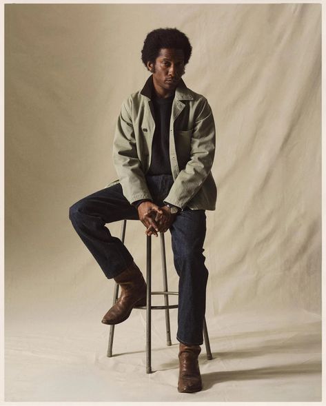 Men's November Collection '24 - Buck Mason- Modern American Classics Jefferson White, Buck Mason, Italian Dress, Deck Shoes, The Great Escape, Japanese Denim, Chore Jacket, Black Felt, Polo Sweater