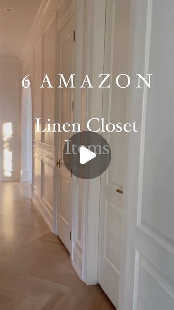 Christina Serrano on Instagram: "6 Amazon linen closet organization items! ✨ TO SHOP: comment the word “links” below + I’ll send vou a message with the links to everything here! OR head to the link in my Insta bio and tap SHOP MY REELS.  #amazonhomefinds #amazonia #linencloset #linenclosetorganization #laundryroomorganization" Linen Room Organization, Cleaning Closet Aesthetic, Linen Closet Wallpaper Ideas, Linen Closet Design Ideas, Apartment Linen Closet Organization, Linen Closets Ideas Hallway, Linen Closet Remodel, Apartment Closet Storage Ideas, Hallway Closet Ideas