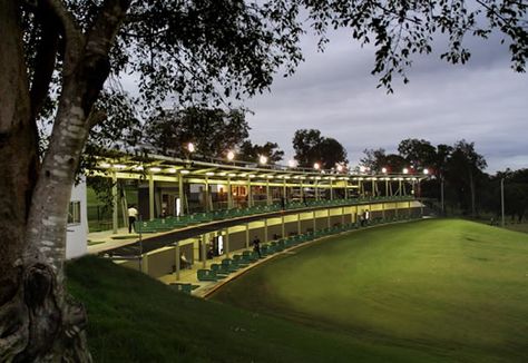 I want to own a driving range like this someday. Driving Range Golf, Sports Facility Architecture, Range Design, Golf Driving Range, Golf Tips Driving, Golf Range, Golf Academy, Sport Park, Conceptual Architecture