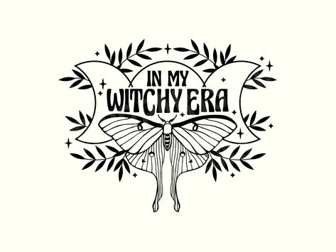 Witchy Cricut Projects, Green Witch Tattoo, Witchy Graphic Design, Witchy Mom, Witchy Shirt Svg, Witchy Decals, Goth Svg, Gothic Svg, Witchy Decals Svg