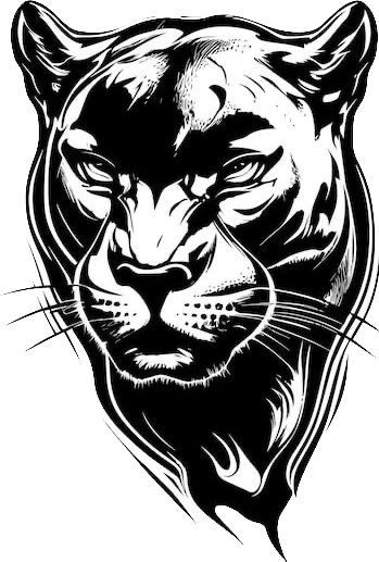 Panther Tattoo Meaning, Panther Tattoos, Stammestattoo Designs, Tiger Head Tattoo, Black Panther Tattoo, Underboob Tattoo Designs, Jagua Tattoo, Free Tattoo Designs, Panther Tattoo