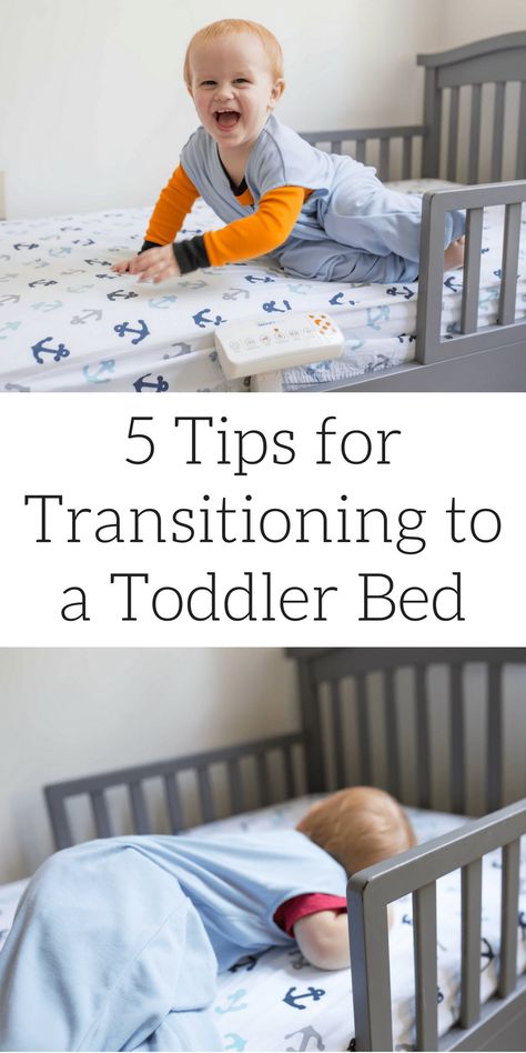 5 tips for transitioning your kid from a crib to a toddler or twin bed from lifestyle and parenting blogger Casual Claire #HaloSleep #parenting #babysleep Toddler Bed Transition, Big Kid Bed, Crib Toddler Bed, Toddler Beds, Toddler Development, Toddler Sleep, Parenting Toddlers, Boys Bedding, Toddler Bedrooms