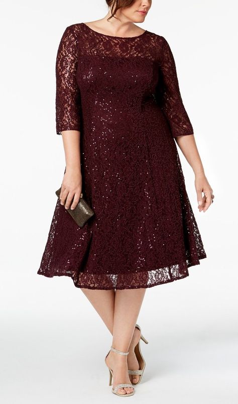 Wedding Guest Dress Plus Size, Wedding Guest Dresses With Sleeves, Plus Size Wedding Guest, Plus Size Wedding Guest Dresses, Lace A Line Dress, Fall Wedding Guest, Fall Wedding Guest Dress, Wedding Dress Pictures, Wedding Guest Dresses