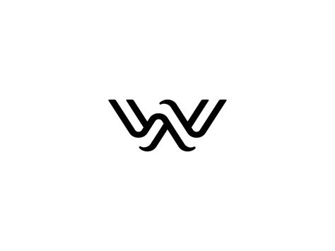 Letter W by Vladimir Biondic - Dribbble A And W Logo, W Typography Design, W Logo Design Ideas, Letter W Design, W Typography, W Letter Logo, W Logo Design, Wm Logo, Logo X