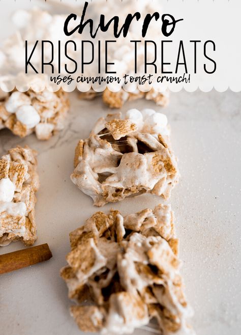 Cinnamon Toast Crunch Bars, Rice Krispie Bars, Marshmallow Desserts, Cooking With Karli, Crunch Bars, Crunch Recipe, Cereal Dessert, Krispie Treats Recipe, Rice Recipes For Dinner