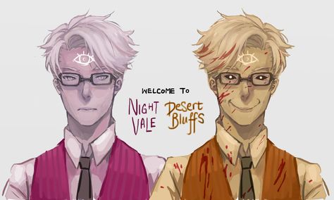 Happiness for deep people: Photo Nightvale Cecil, Nightvale Fanart, Desert Bluffs, Night Vale Presents, Glow Cloud, The Moon Is Beautiful, Welcome To Night Vale, Night Vale, Dog Park