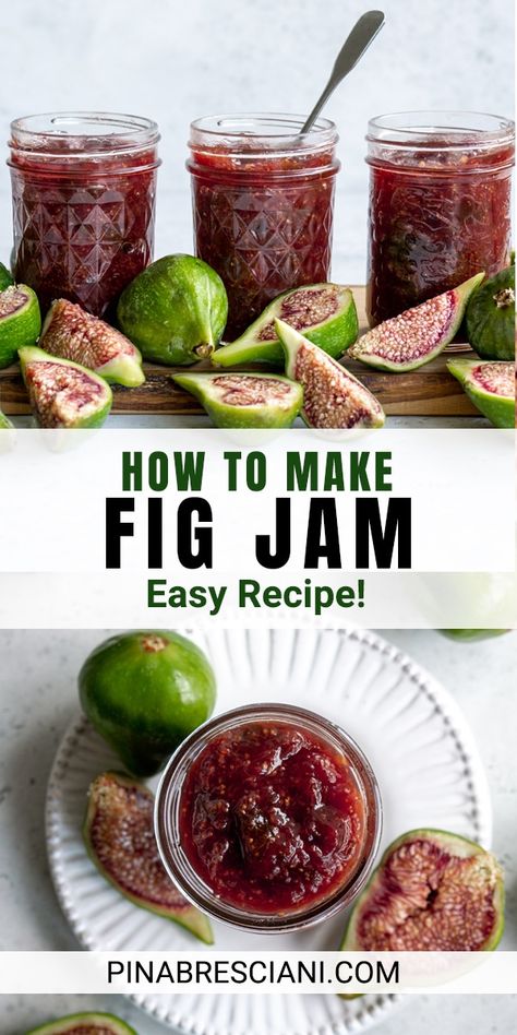 Fig Preserves Recipe, Homemade Fig Jam, Homemade Preserves, Fig Jam Recipe, Cheese And Crackers, Scrumptious Food, Fig Recipes, A Charcuterie Board, Noodle Casserole