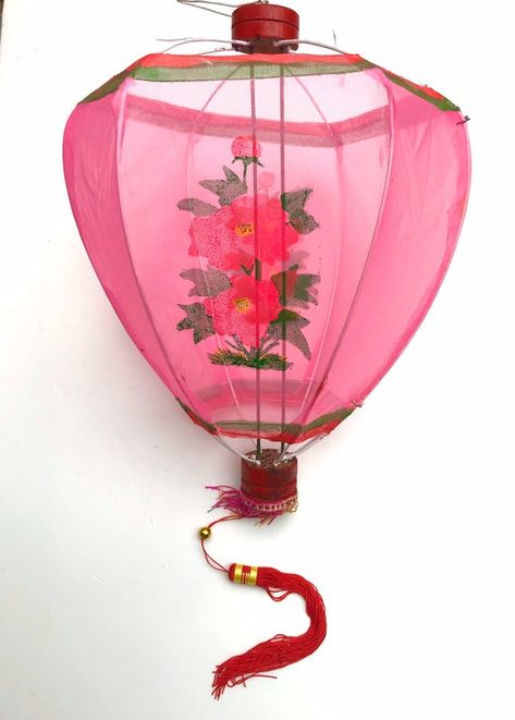 Homemade Lanterns, Lantern Home Decor, Boho Lanterns, Lantern Party, Pink Lanterns, Fabric Lantern, Lantern Vintage, Umbrella Lights, Chinese Lantern