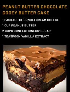 Peanut Butter Chocolate Gooey Butter Cake Chocolate Peanut Butter Ooey Gooey Butter Cake, Peanut Butter Ooey Gooey Cake, Chocolate Peanut Butter Ooey Gooey Cake Recipe, Peanut Butter Gooey Butter Cake, Reece’s Peanut Butter Cake, Peanut Butter Chocolate Gooey Cake, Peanut Butter Chocolate Gooey Butter Cake, Choc Peanut Butter Cake, Chocolate Peanut Butter Ooey Gooey Cake