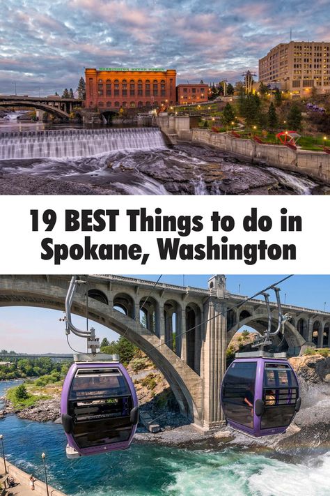 Discover the enchanting allure of Spokane, Washington, through our exclusive travel guide. Witness stunning landscapes, explore hidden treasures, and dive into rich history. This guide offers you a chance to embrace Spokane's vibrant arts community, world-class wineries, and outdoor adventures. Craft your unforgettable journey with us. Things To Do In Spokane Washington, Spokane Washington Things To Do In, Spokane Washington Aesthetic, Things To Do In Washington State, Riverfront Park Spokane, Spokane Valley Washington, Washington Things To Do, Washington Trip, Seattle Vacation