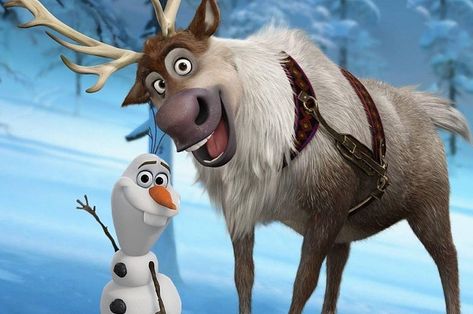 Are You More Olaf Or Sven From "Frozen 2"? Olaf Pictures, Frozen Hans, Sven Frozen, Olaf And Sven, Couples Disney, Disney Sidekicks, Disney Sleeve, Disney Quizzes, Disney Olaf