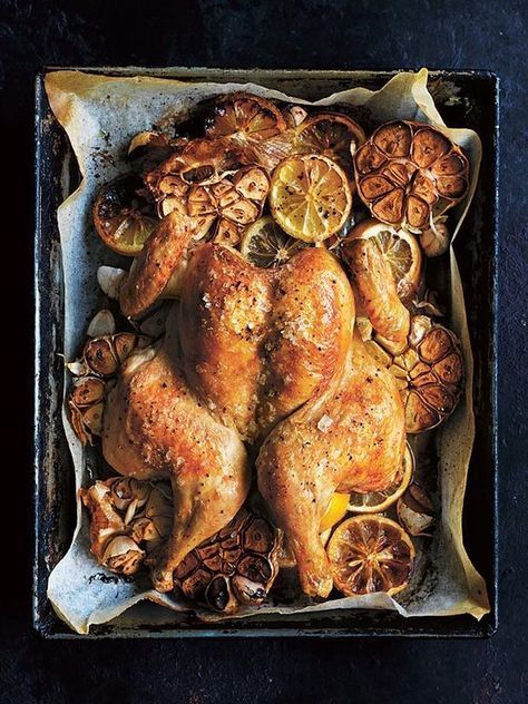 quick butterflied roast chicken from donna hay #artofcookingideas Aussie Recipes, Butterfly Chicken, Donna Hay Recipes, Bill Granger, Donna Hay, Roast Chicken Recipes, Duck Recipes, Food Channel, Sunday Roast