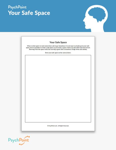 Your Safe Space Worksheet Safe Space Activities, Values Worksheet, Family Therapy Activities, Space Activity, Coping Skills Activities, Psychological Tips, Therapeutic Recreation, Counseling Worksheets, Fun Worksheets For Kids